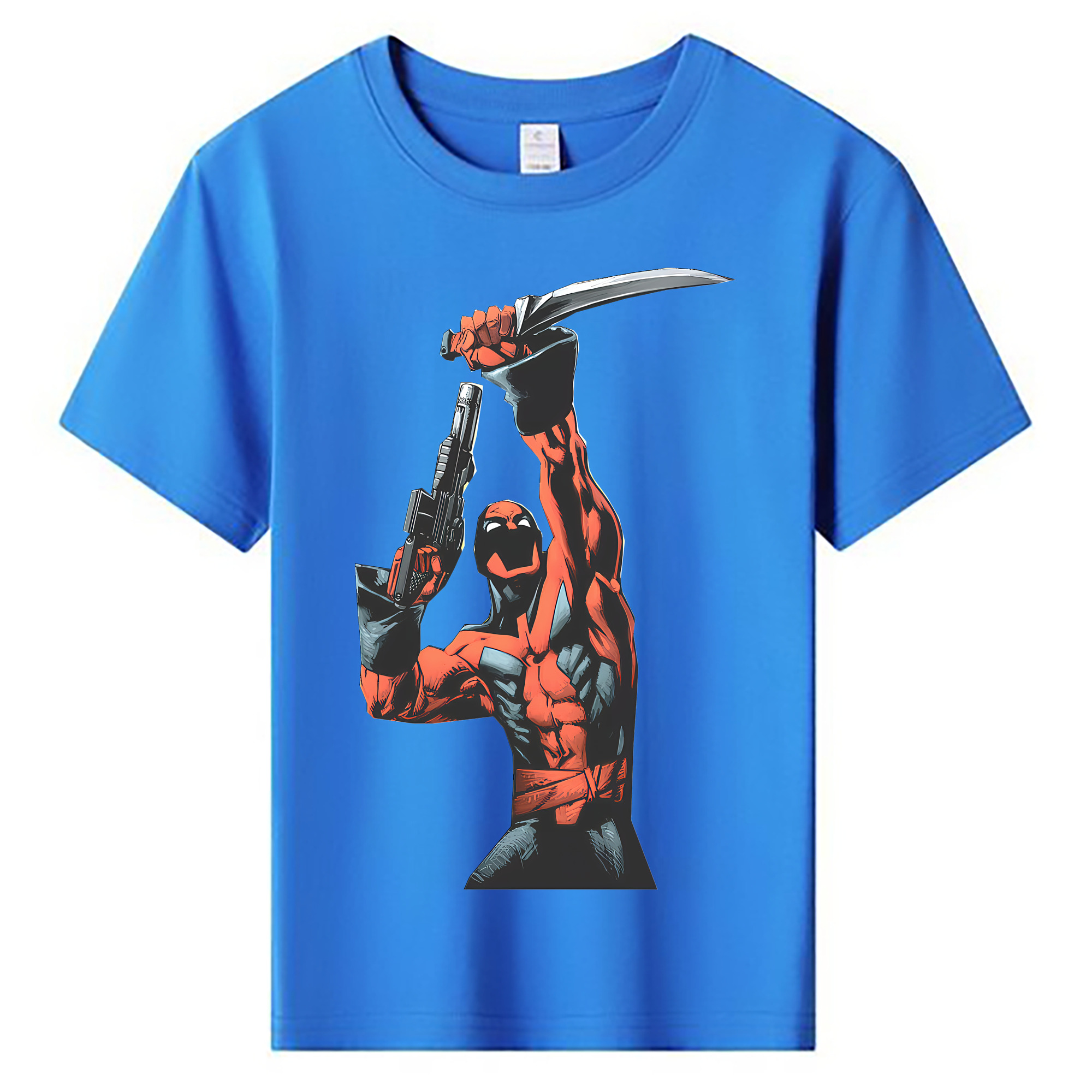 （画像用） Deadpool デッドプール 綿100％キッズTシャツ（フロントプリント）